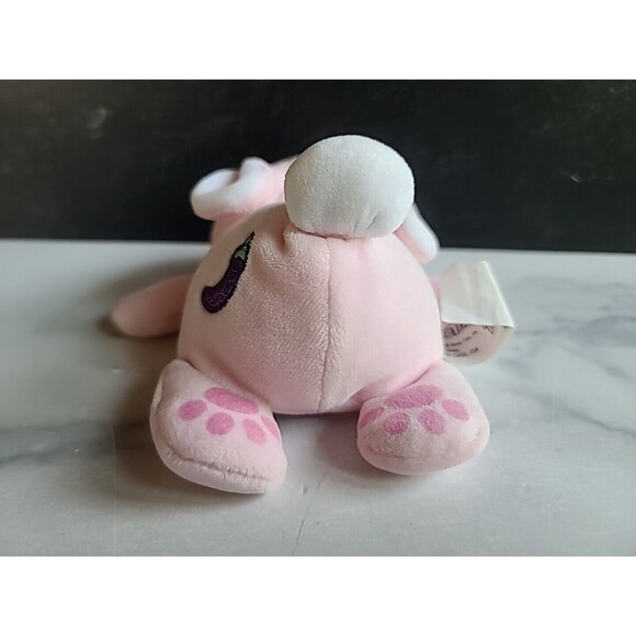 Cutetitos HOPPITO the Pink Bunny 7” Beanbag Plush Stuffed Toy by Basic Fun - Picture 4 of 10